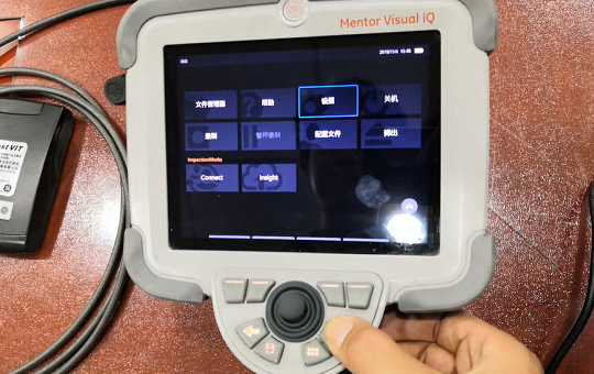 使用便攜式工業視頻內窺鏡的菜單及按鍵設置、拍照和錄像 使用便攜式工業視頻內窺鏡的菜單及按鍵進行設置拍照和錄像