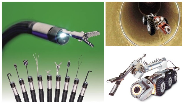 使用工業(yè)內(nèi)窺鏡抓取設備或管道內(nèi)部的異物 使用工業(yè)內(nèi)窺鏡抓取設備或管道內(nèi)部的異物