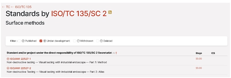 我國(guó)首次提出的工業(yè)窺鏡視覺檢測(cè)系列國(guó)際標(biāo)準(zhǔn)成功立項(xiàng) 我國(guó)首次提出的工業(yè)窺鏡視覺檢測(cè)系列國(guó)際標(biāo)準(zhǔn)成功立項(xiàng)