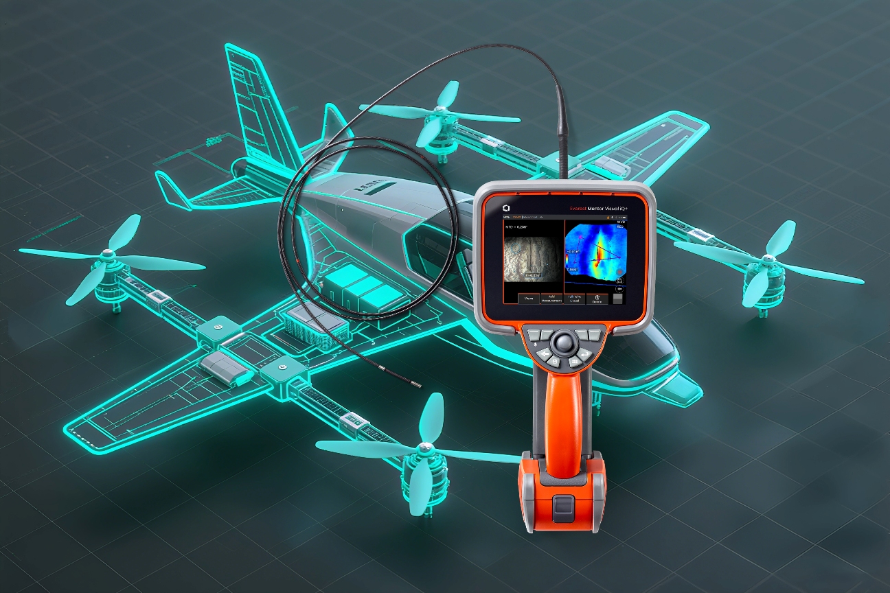 韋林MVIQ+工業視頻內窺鏡在eVTOL中的應用